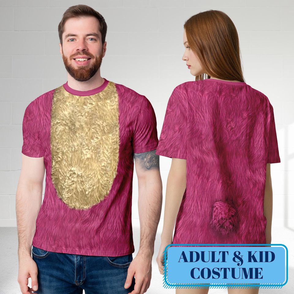 Lotso Bear Shirt, Pink Bear Costume Cosplay 3D Shirt