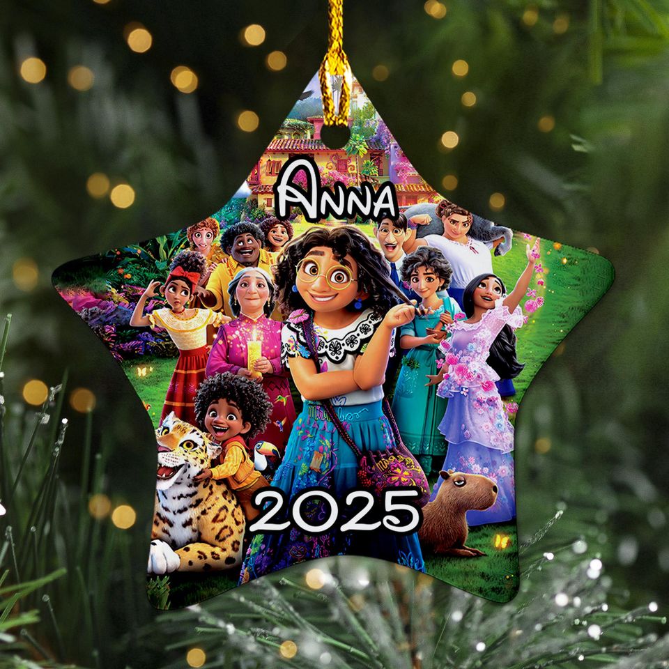 Personalized Encanto Madrigals Christmas Ornament, Music Movie 2025 Christmas Tree Decor
