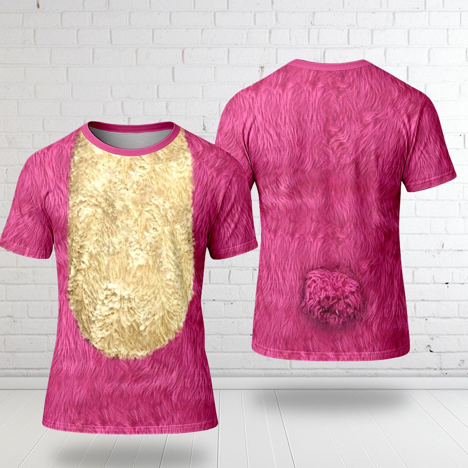 Lotso Bear Shirt, Pink Bear Costume Cosplay 3D Shirt