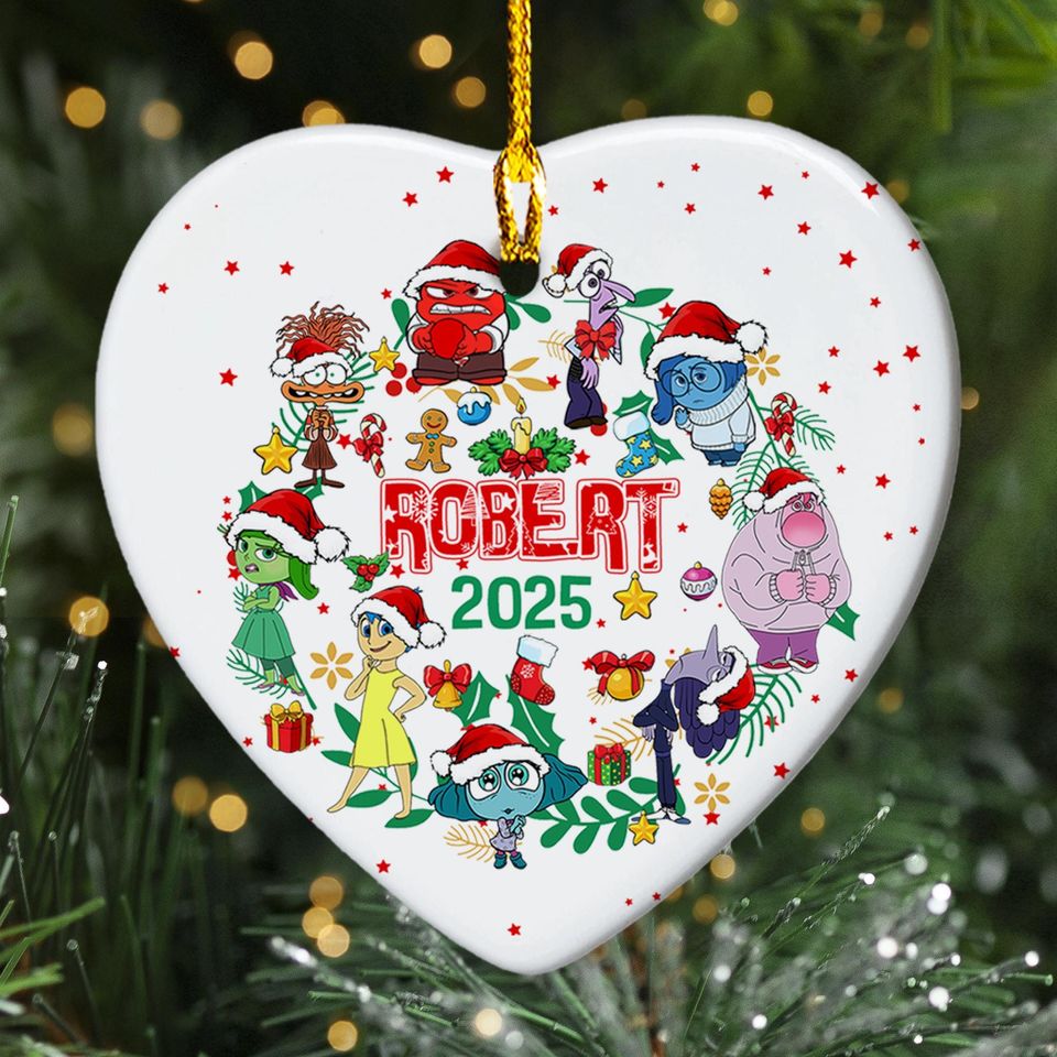 Personalized Inside Out 2 Movie Characters Ornament