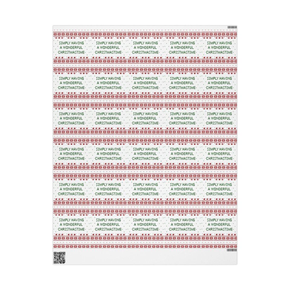 Wonderful Christmastime Wrapping Paper – Beatles Holiday Gift Wrap & Festive Packaging