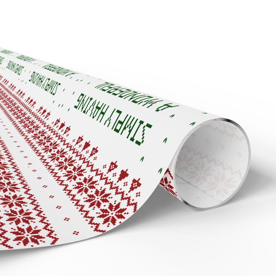 Wonderful Christmastime Wrapping Paper – Beatles Holiday Gift Wrap & Festive Packaging