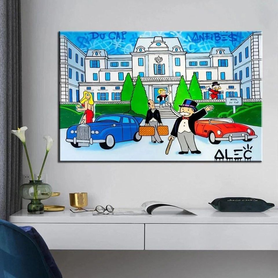 Alec Monopoly Richie Rich Graffiti Wall Art Poster