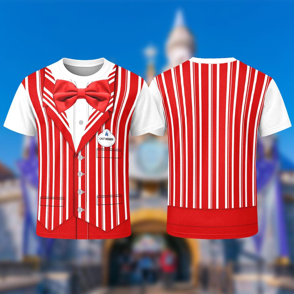 Disney The Dapper Dans Character 3D Costume Cosplay Shirt