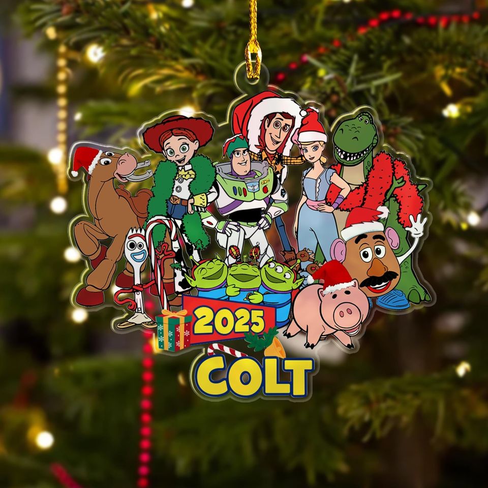 Customized Disney 2025 Christmas Tree Decor, Movie Character Xmas Gift