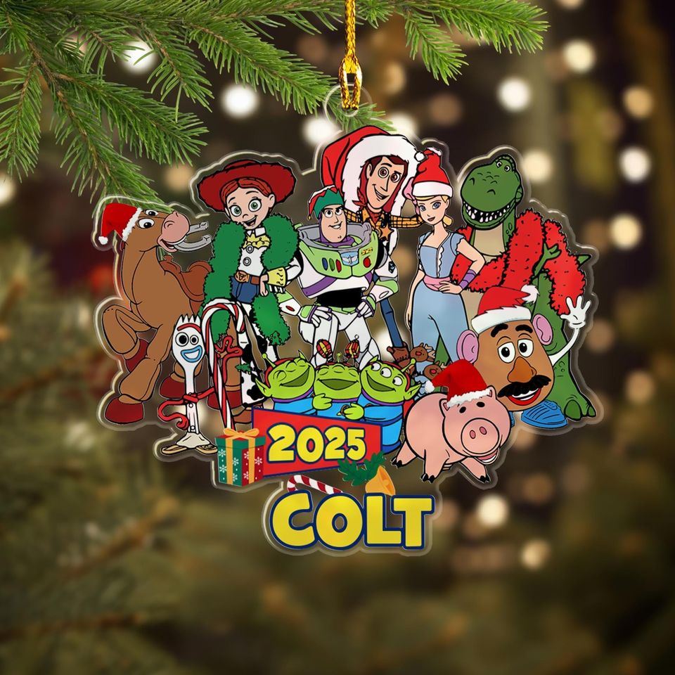 Customized Disney 2025 Christmas Tree Decor, Movie Character Xmas Gift