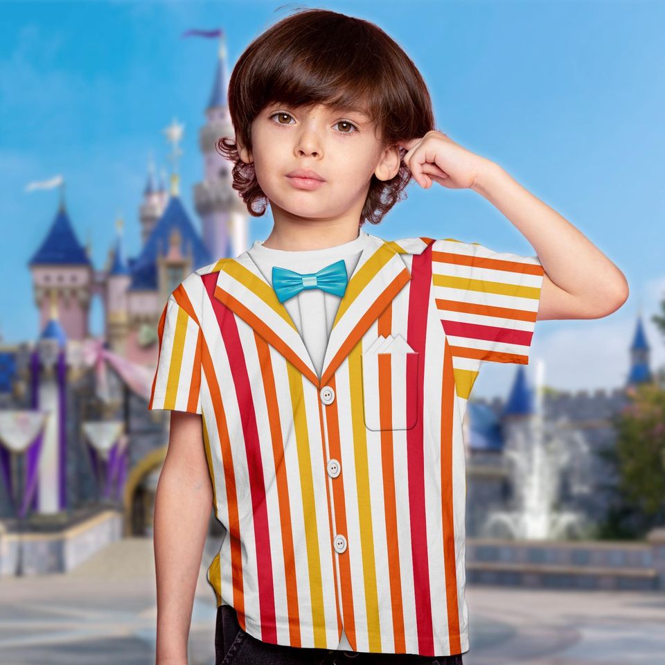 Mary Poppins Bert Jacket Costume, Disney Bert Jacket Shirt