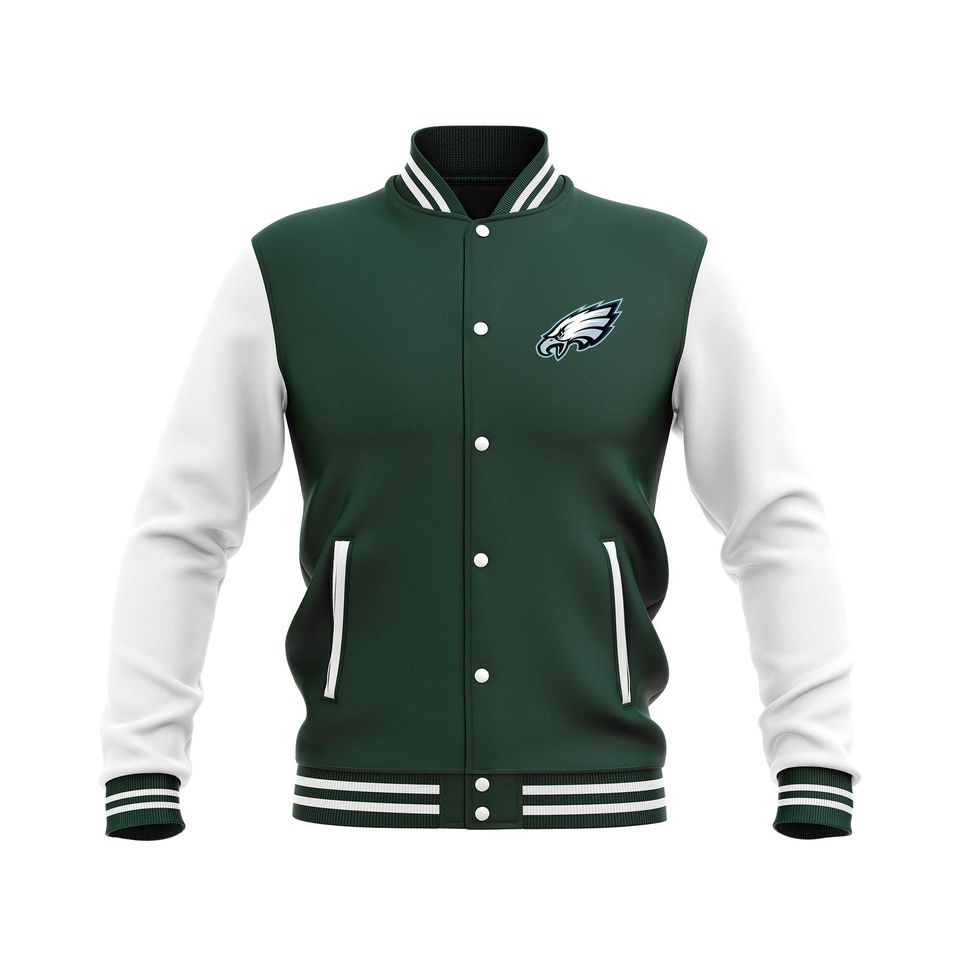 Handmade Philadelphia football team Varsity Jacket, Gift for Fan