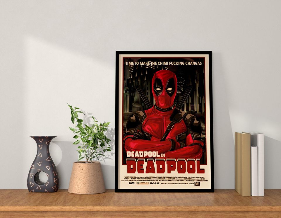 Deadpool Poster | Movie Poster | Room Decor | Wall Decor