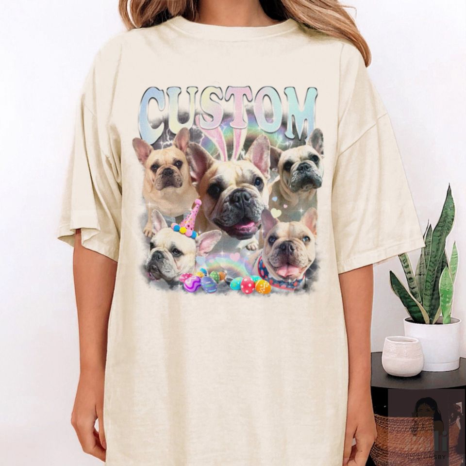 Custom Pet Bootleg Comfort Colors Easter Day Shirt