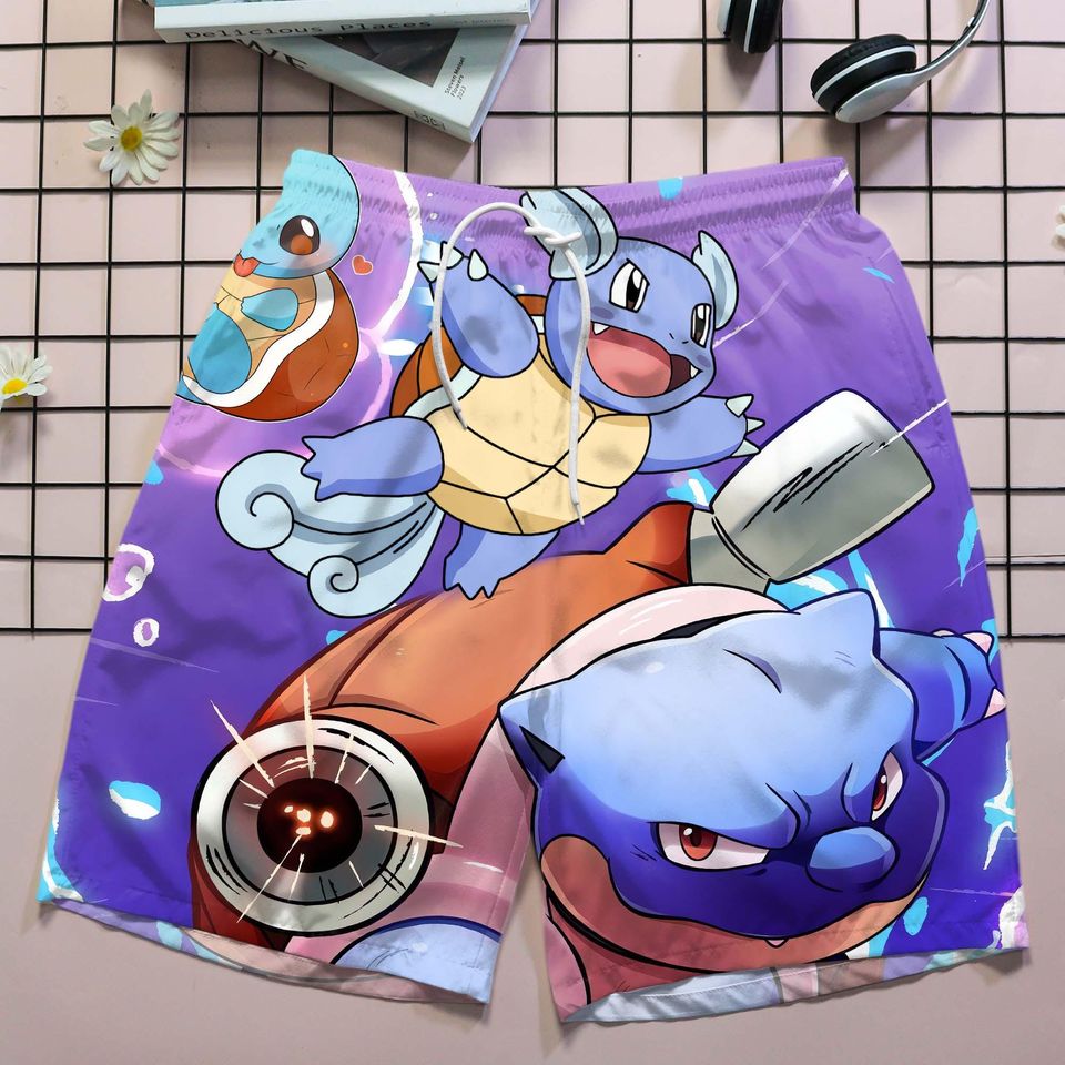 Blastoise Hawaiian Shirt, Squirtle Shirts, Funny Beach Outfit
