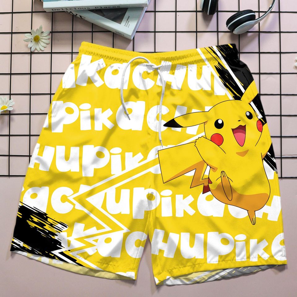Pika Hawaiian Shirt - Tropical Button Up Shirt - Summer Beach Short