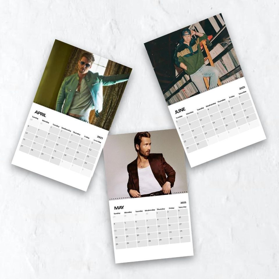 Glen Powell 2026 Calendar, Celebrity Crush Planner, Funny Wall Calendar Gift, Glen Powell Fan Merch, Holiday Gift for Her
