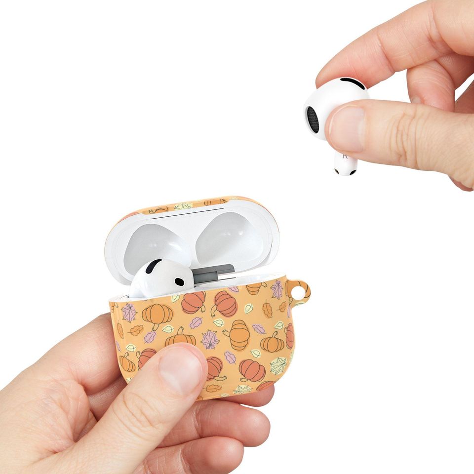 Autumn Pumpkin AirPod Case | Fall Vibes, Cute Wireless Earbud Holder
