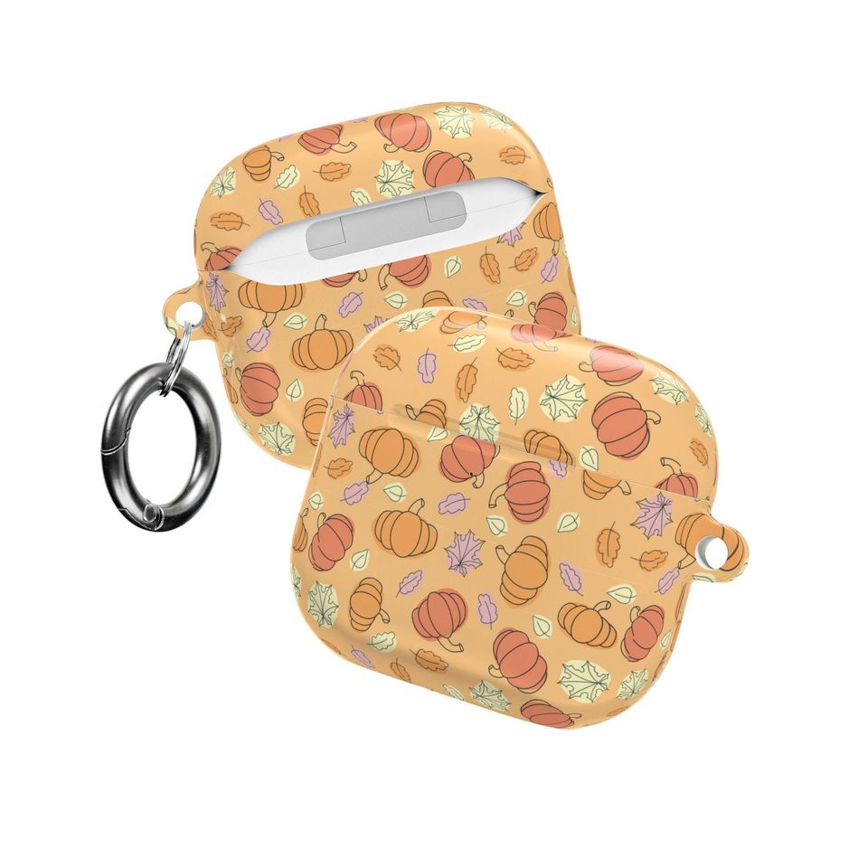 Autumn Pumpkin AirPod Case | Fall Vibes, Cute Wireless Earbud Holder
