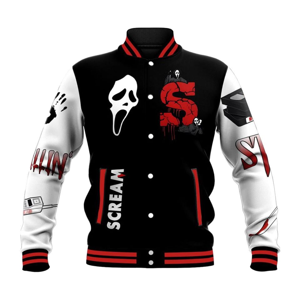 Scream New Baseball Jacket For Fan, Gift For Him, Gift For Friend