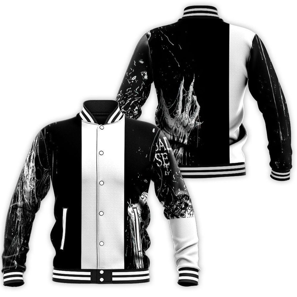 Cannibal Corpse Skeleton Ghost Jersey Varsity Jacket, Baseball Jacket, Gift For Him, Gift For Friend