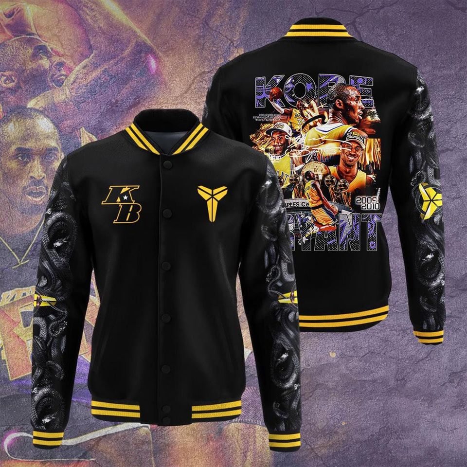Kobe Bryant New Baseball Jacket For Fan, Gift For Him, Gift For Friend