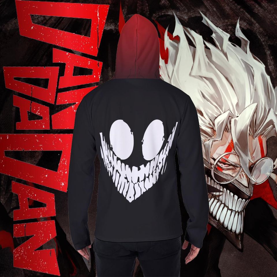 Okarun Transformation Microfleece Hoodie with Mask: Anime Inspired