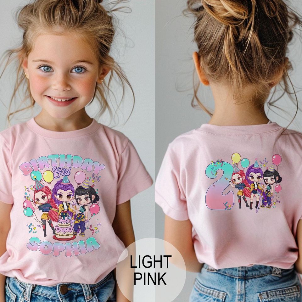 Custom "Huntrix" Birthday Shirt: Personalized Kpop Fan Tee
