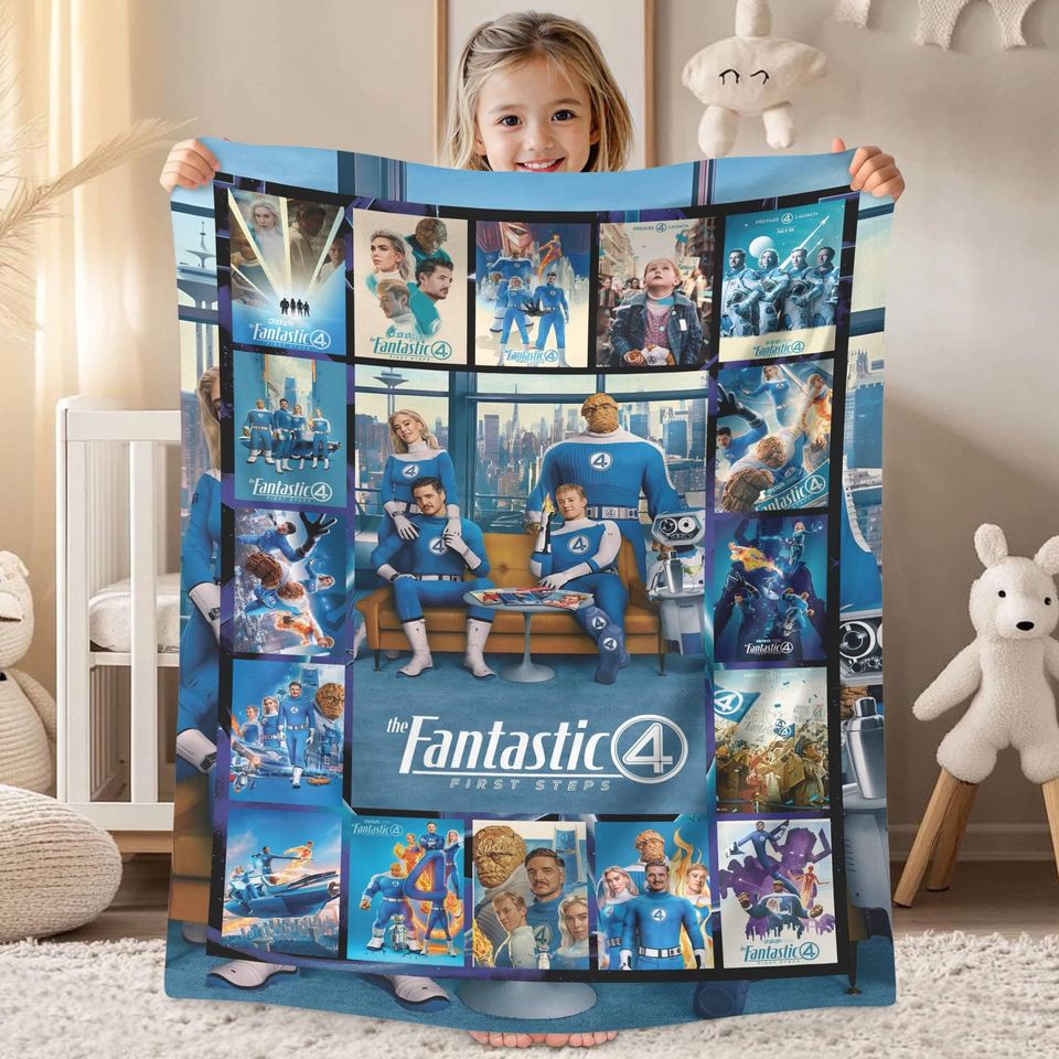 The Fantastic Four First Steps Blanket, The Fantastic Four Blanket