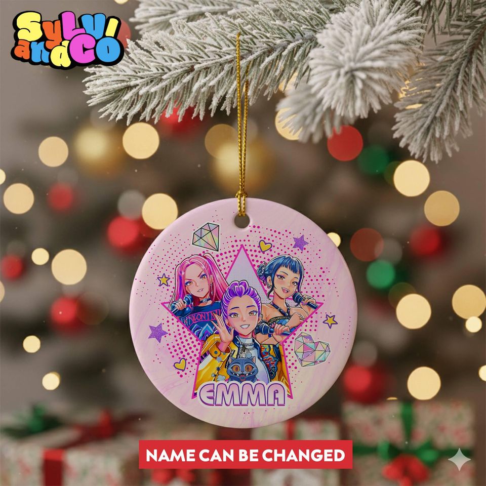 Personalized Kpop Movie Huntrix Ornament