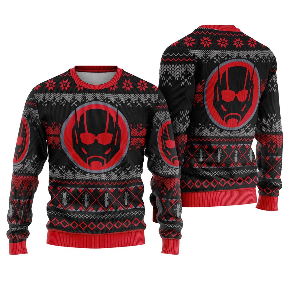 Christmas Ant-man Superhero Comics Ugly Sweater