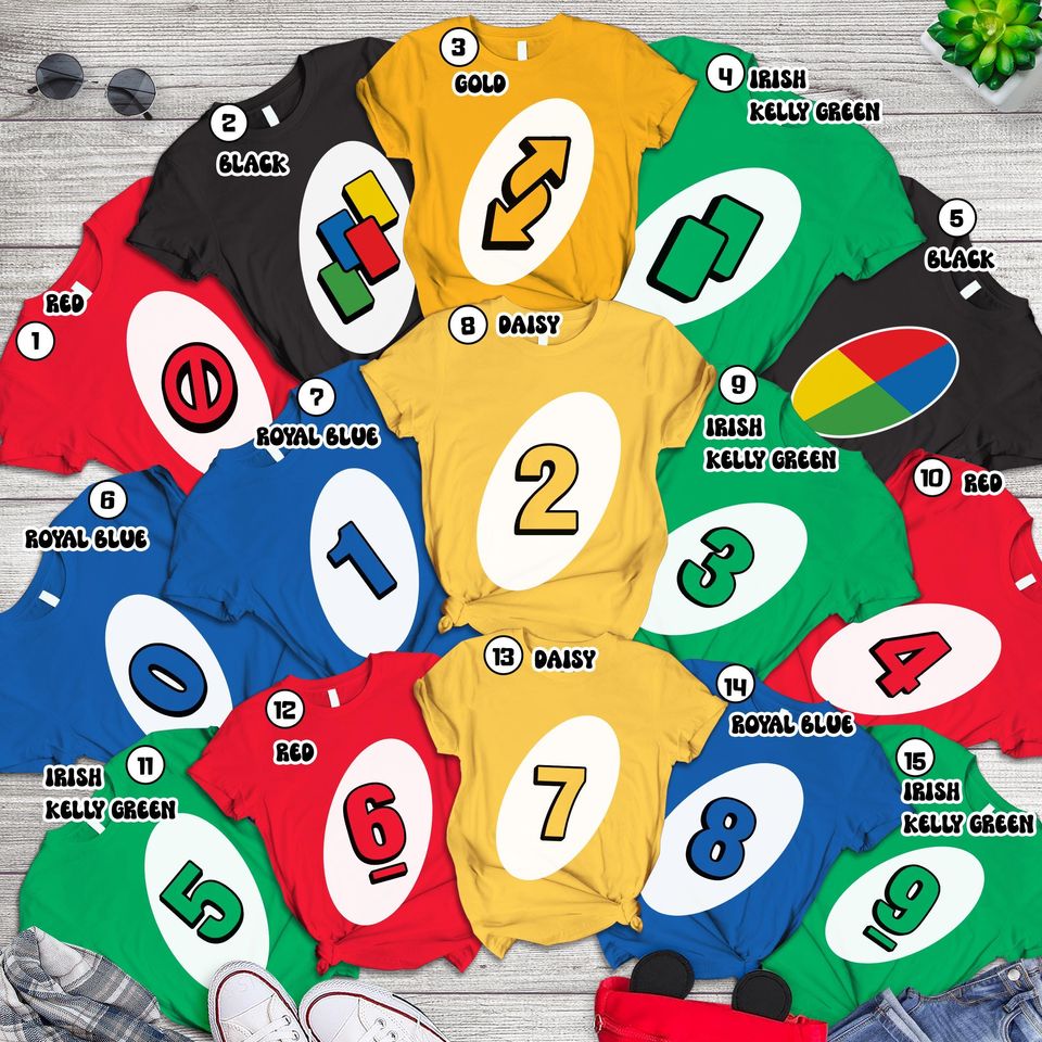 Playing Card Game Matching Costume T-Shirt, Card Game Shirt, Halloween Cosplay Game Group Tee, Family Tee, Board Game Costume Matching Shirt