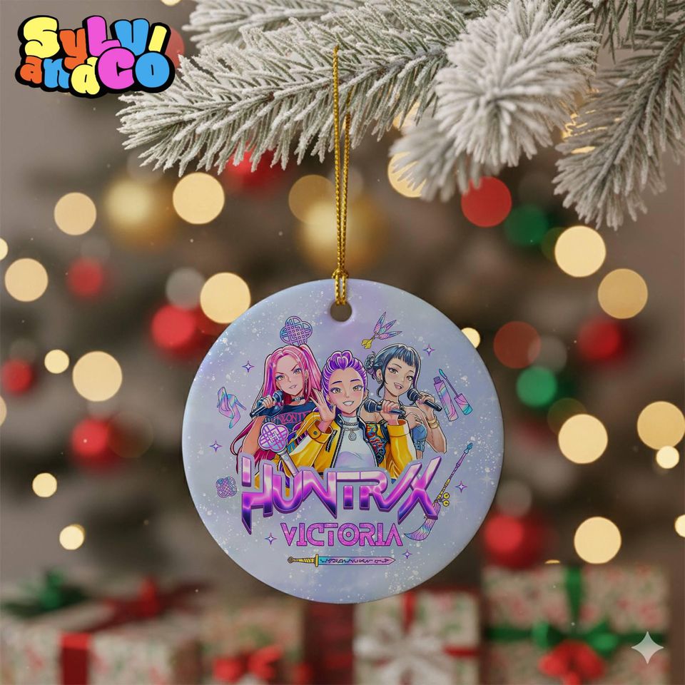 Huntrix Girl Group Ornament, KPOP Christmas Tree Decor