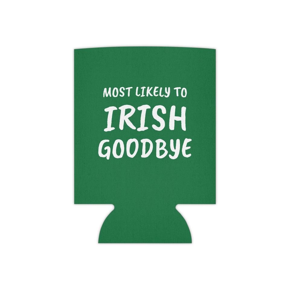 Irish Goodbye Can Cooler, St. Patrick's Day Gag Gift