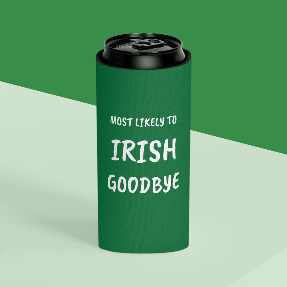 Irish Goodbye Can Cooler, St. Patrick's Day Gag Gift