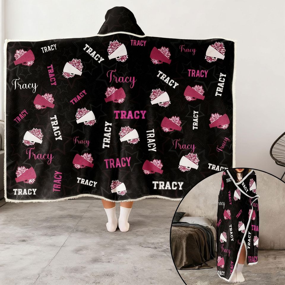 Custom Pet Face Blanket Hoodie, Personalized Funny Photo Gift for Dog and Cat Lovers