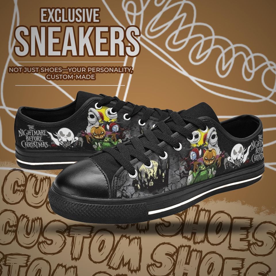 The Nightmare Before Christmas Women's Low Top Shoe Sneakers