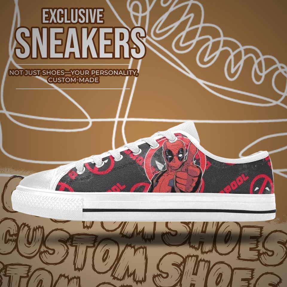 Deadpool Women's Low Top Shoe Sneakers