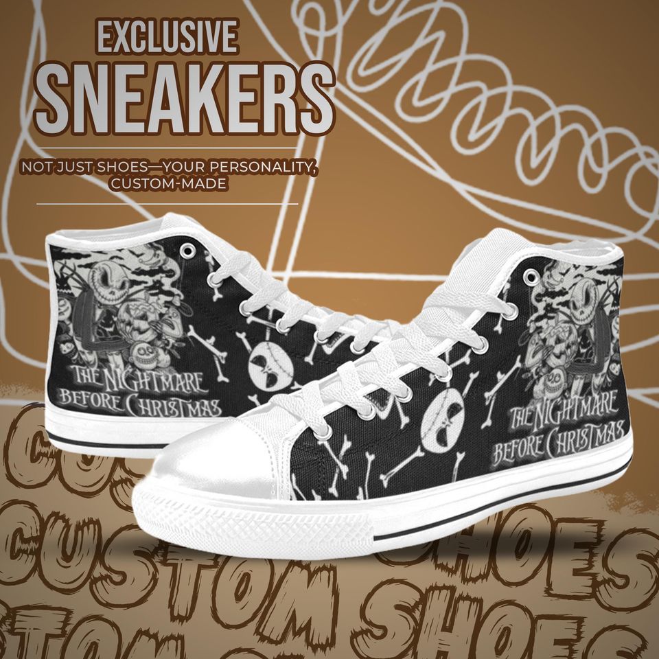 The Nightmare Before Christmas High Top Shoes