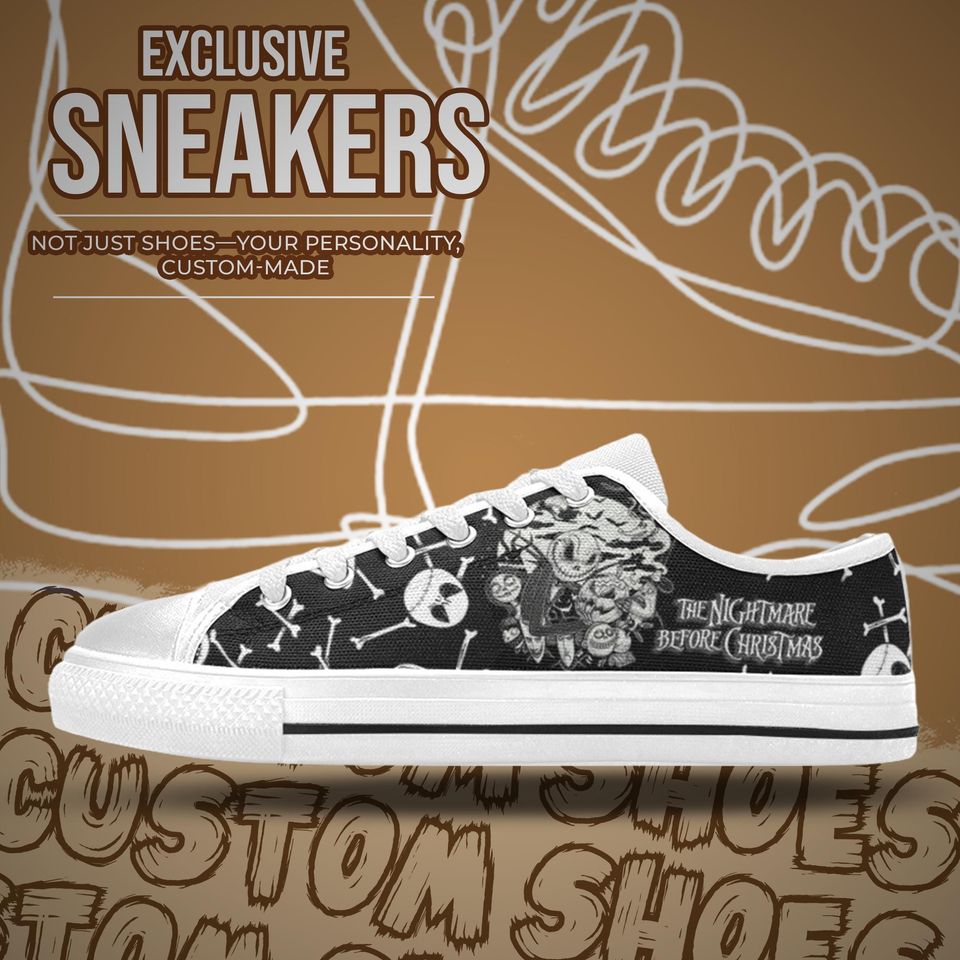The Nightmare Before Christmas Women's Low Top Shoe Sneakers