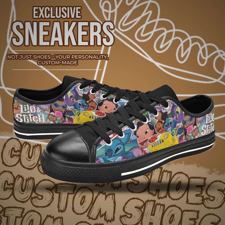 Lilo & Stitch Women's Low Top Shoe Sneakers