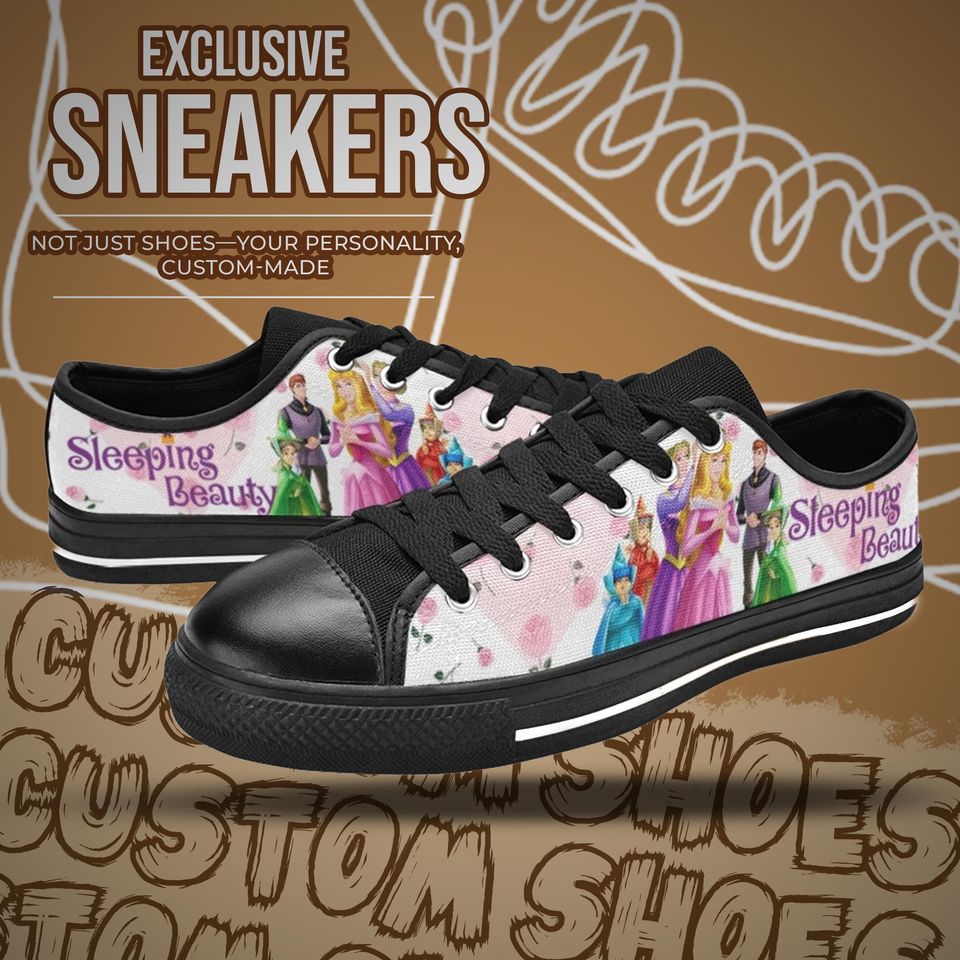 Sleeping Beauty Women's Low Top Shoe Sneakers