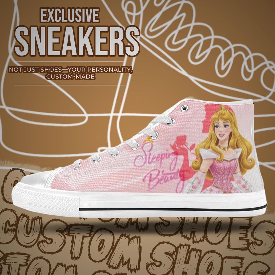 Sleeping Beauty High Top Shoes