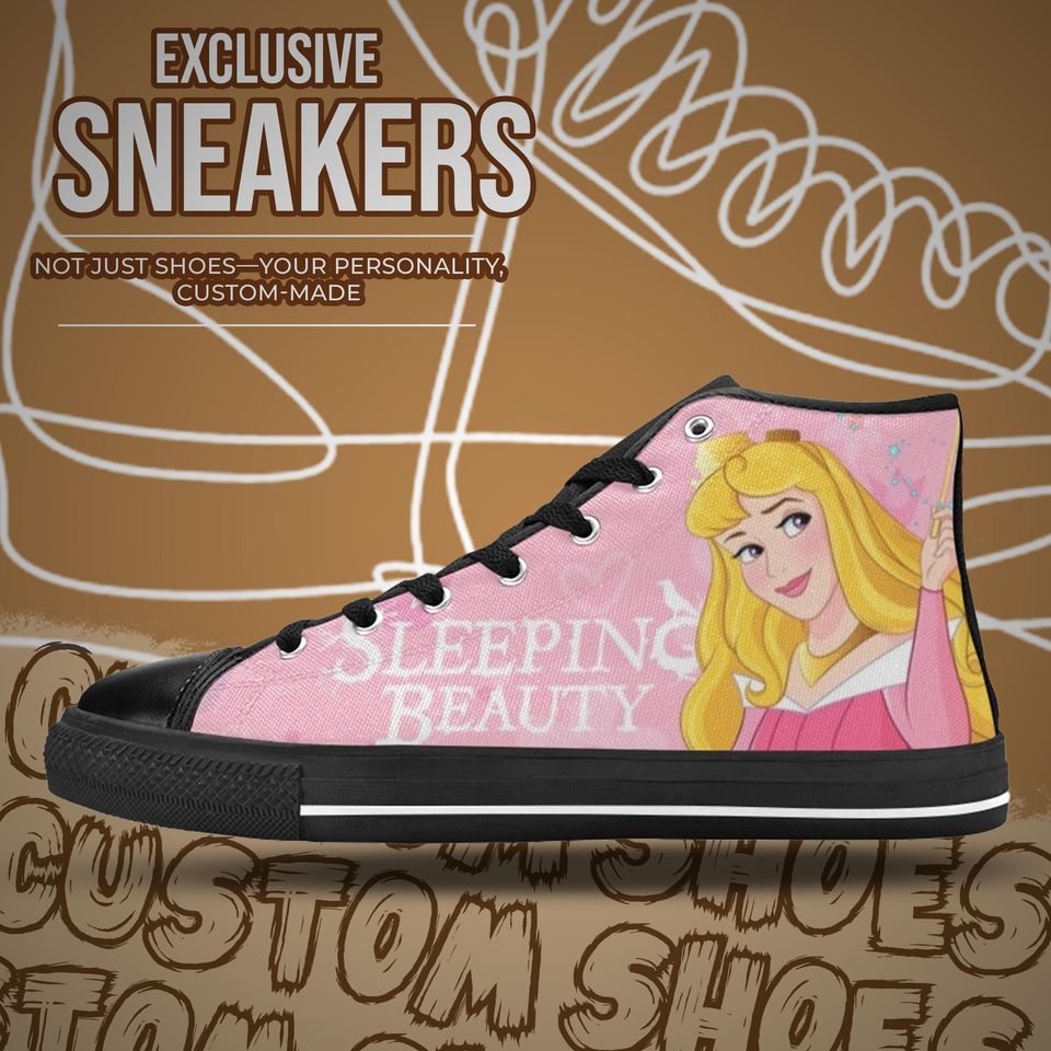 Sleeping Beauty High Top Sneakers