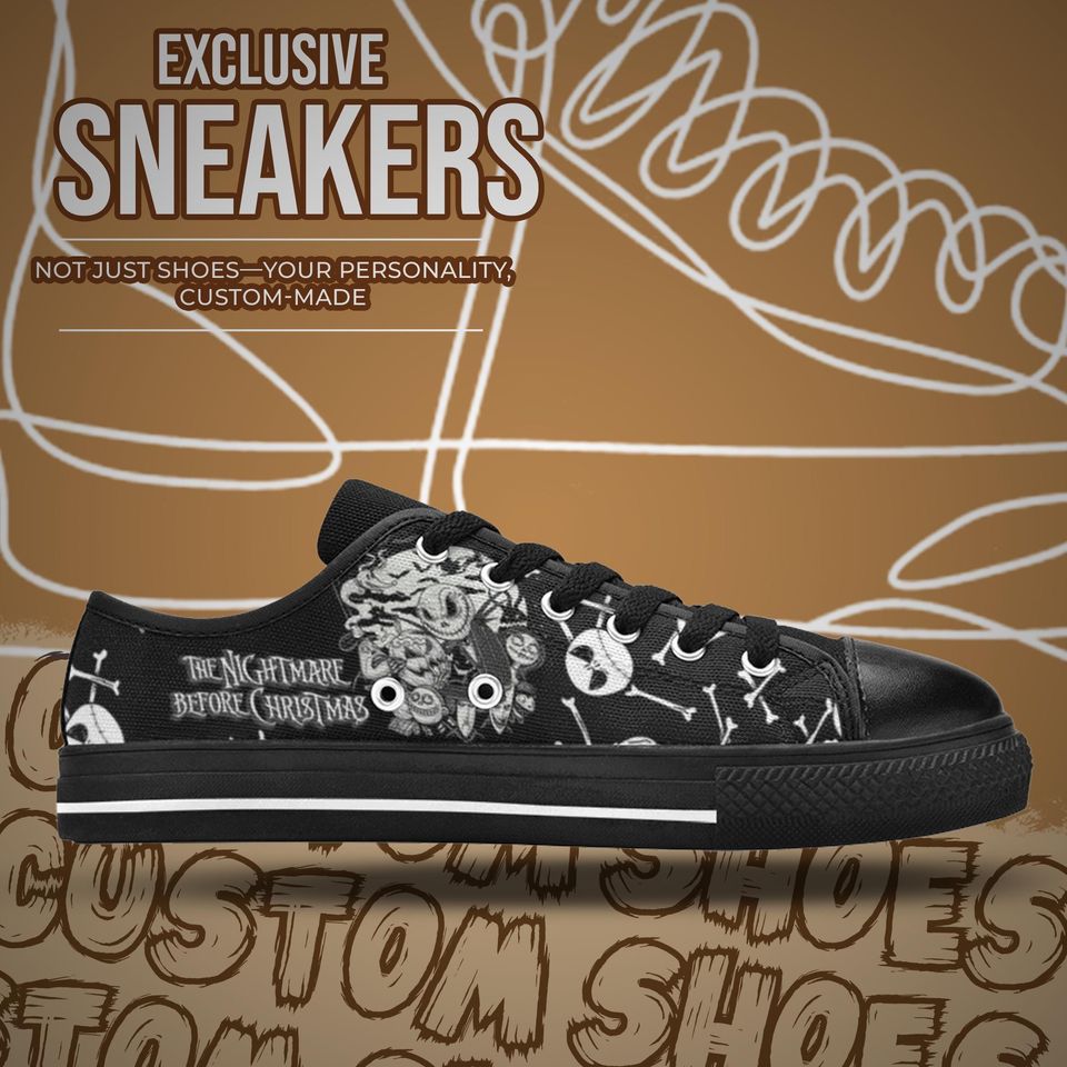 The Nightmare Before Christmas Women's Low Top Shoe Sneakers