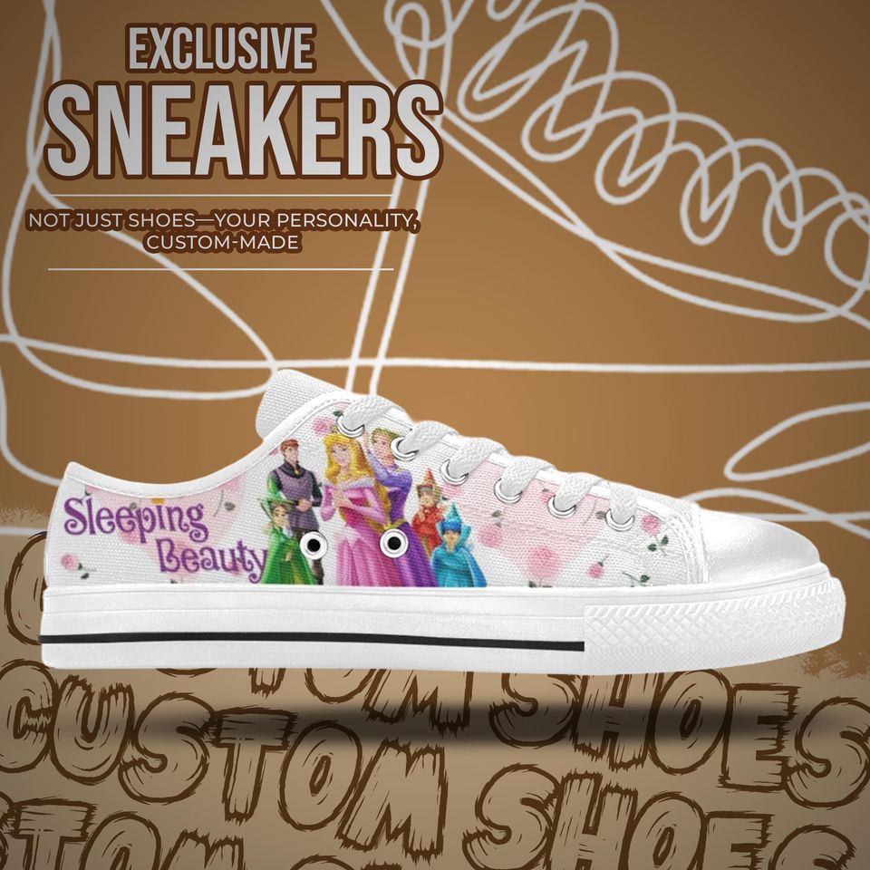 Sleeping Beauty Women's Low Top Shoe Sneakers
