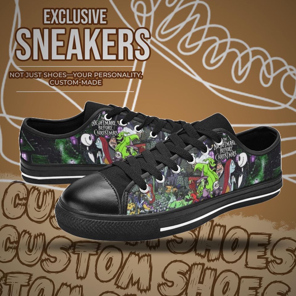 The Nightmare Before Christmas Women's Low Top Shoe Sneakers