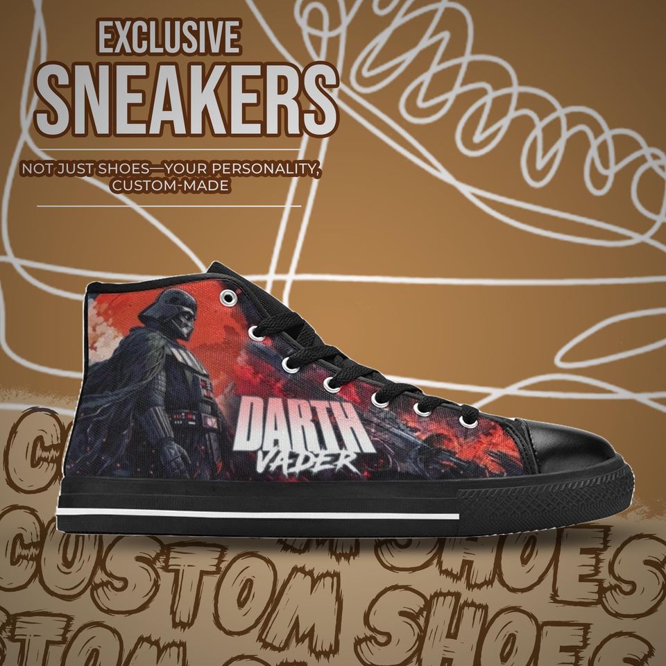 Darth Vader High Top Shoes