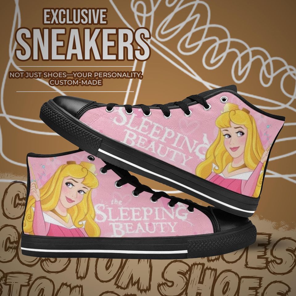 Sleeping Beauty High Top Sneakers