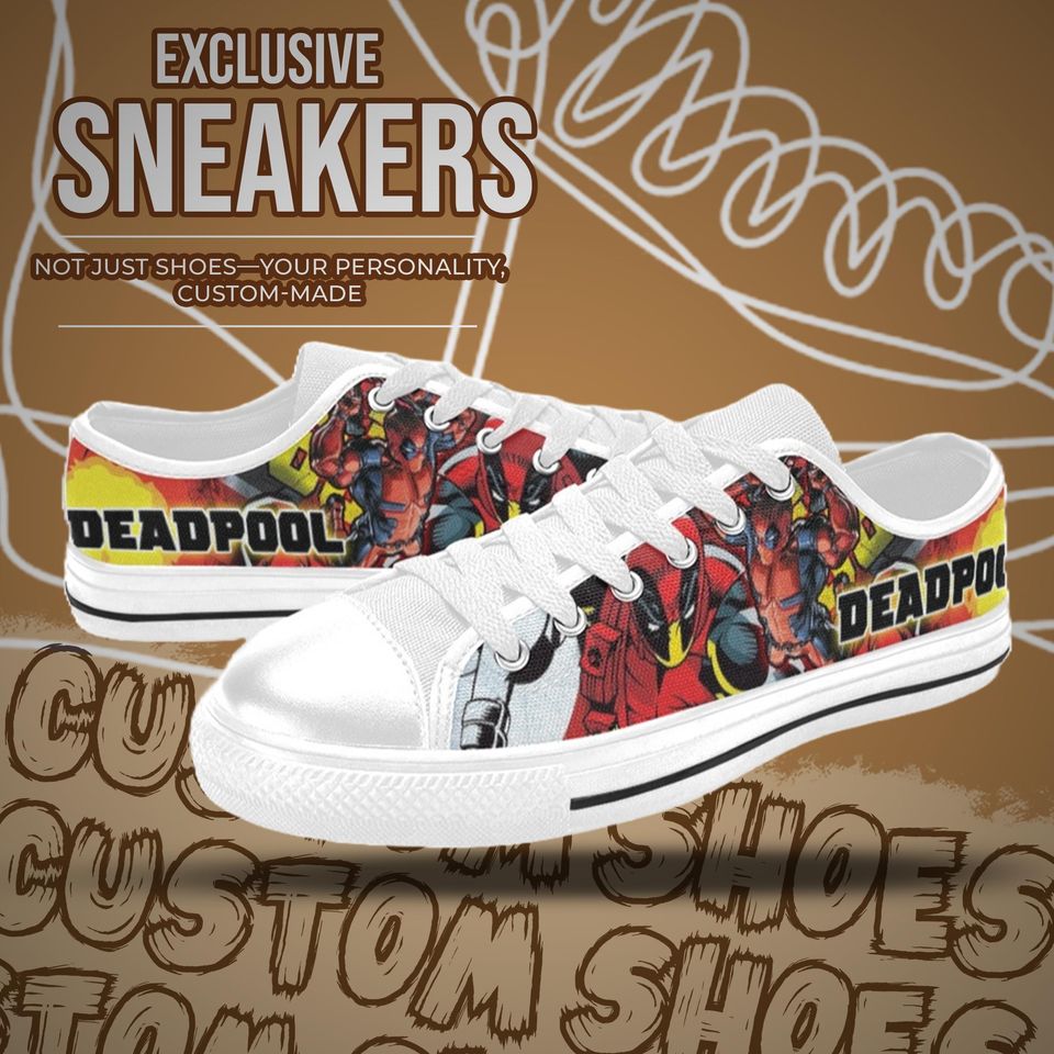 Deadpool Women's Low Top Shoe Sneakers