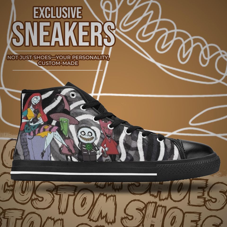 The Nightmare Before Christmas High Top Shoes