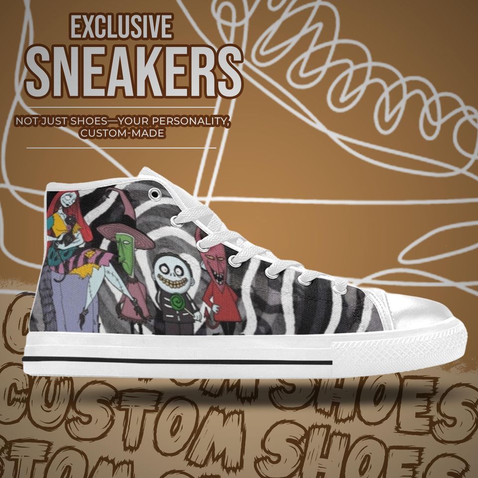 The Nightmare Before Christmas High Top Shoes