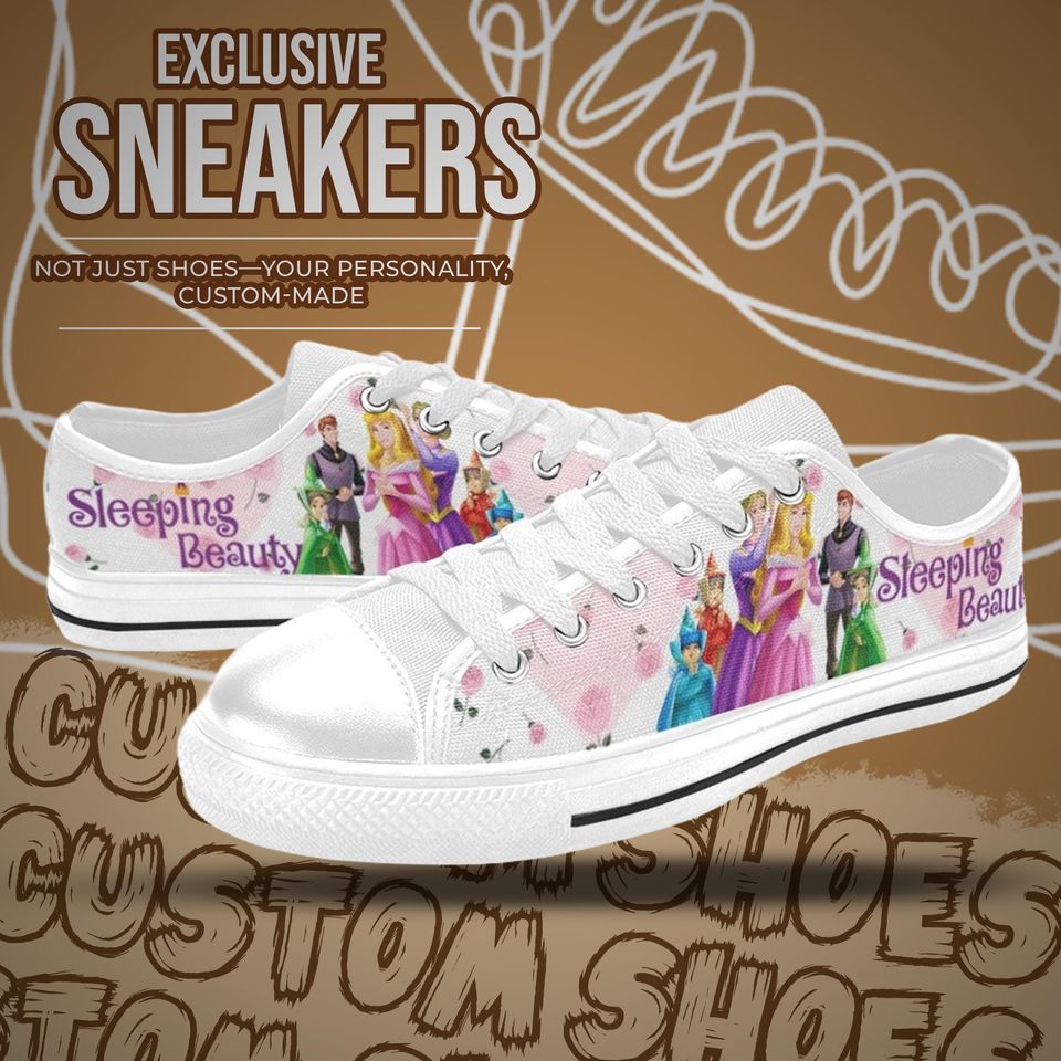 Sleeping Beauty Women's Low Top Shoe Sneakers