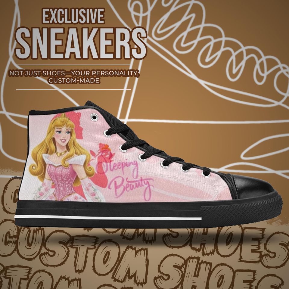 Sleeping Beauty High Top Shoes